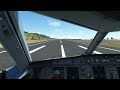 Funchal GUSTY Landing (Fenix A320) *Nice landing*