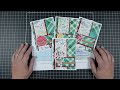 Quick Easy Christmas Cards from 12x12 Paper | Paper Busting Template