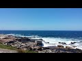 Amazing footage of waves in Maroubra Beach Big waves crashing on rocks hiting to shore in Sydney