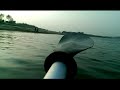 Kayaking in the river Gorai, Bangladesh