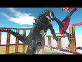 Spider Godzilla vs Venom Godzilla
