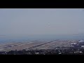 Close Encounters San Francisco Airport Eva Air, Emirates A380 Qantas 747 China Eastern 777 with ATC