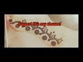 Simple quick mehndi design - easy mehndi design trick for leg | henna design for leg pair ki mehendi