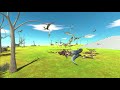 PTERANODON SWARM Attack From Pyramid - Animal Revolt Battle Simulator