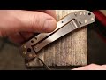 Knife making - Hand made liner lock knife