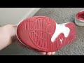 Nike Air Jordan Stadium 90 White Varsity Red Sneaker Review On feet