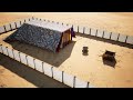 The Tabernacle In the Wilderness | 3D Animation | Exodus 27:9-19 | The Courtyard and Holy of Holies