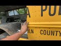 Ex School bus converting to toy hauler!