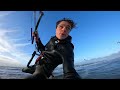 This is what a dutch kitesurf session looks like - Zandvoort delivering 35 knots!