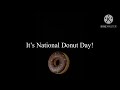 it’s donut day