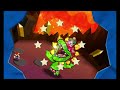 Paper Mario Sticker Star - World 5-6 - Rumble Volcano W5-6 (Nintendo 3DS Gameplay Walkthrough)