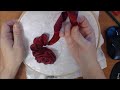 Embroidery ribbons rose master class from Alsu Galimova