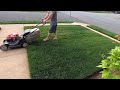 MOWING AN OVERGROWN LAWN!!