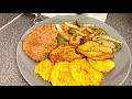 Steak and plantains