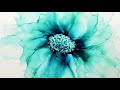 (424) Alcohol Ink Painting- Flowers are a Good Starting Place for Beginners ink blowing art