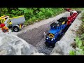 LEGO Cargo Train 60052 and 60098 - A Heavy Haul Train Underway in the Garden - Construction Part 11