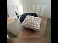 DIY 😍 How To Make Big Chunky Pillow | Braided Pillow Case IDEA | Throw Pillow Style | Cushion Design