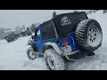 jeep cherokee, wrangler, pajero, surf - offroad in snow - offroad club gori - klikijvari 13.03.2022