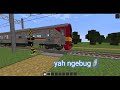 membuat perlintasan kereta api otomatis di minecraft