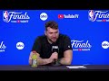 Full Luka Doncic game 4 post game of the NBA finals vs Celtics on June 14th, 2024