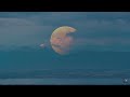 PARTIAL LUNAR ECLIPSE & FULL MOON RISE OVER THE ALPS, 07.08.17 - 4K