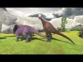 Escape from Dilophosaurus - Animal Revolt Battle Simulator