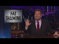 James Corden Responds to Bill Maher's Fat Shaming Take