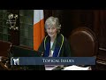 Leas Ceann Comhairle Catherine Connolly almost abandons topical issues due to empty Dáil