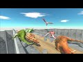 Dragon WYVERN Army vs Pig Protector Army in Sky with ALL UNITS Animal Revolt Battle Simulator