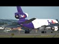 FedEx MD-10 Flawless Landing | GH4 Camera