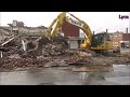 Hartes demolition part 12  Clearing the pavement and road