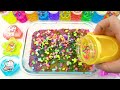 Satisfying Video | How To Make Rainbow Pineapple Bathtub With Glitter Slime | Idea By ODD