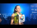 Exclusive post match interview with Brazilian Middle Blocker Ana Carolina da Silva