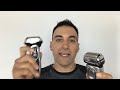 Beard Shaving - Panasonic Arc 5 Electric Shaver vs Braun Series 9 Foil Shaver