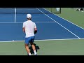 Novak Djokovic Court Level Practice at UCLA