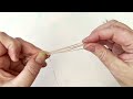 How To Make Jewelry With Copper Wire - Beaded Wire Earrings Tutorial