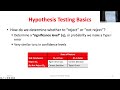 Chapter 9 Hypothesis Testing Part 1