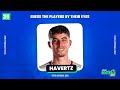 GUESS THE FOOTBALL PLAYER BY THEIR EYES | QUIZ FOOTBALL TRIVIA 2024