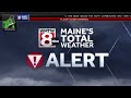 Flash flood warning in parts of southern Maine