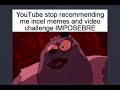 YouTube stop recommending me incel memes and channels challenge:#shorts #girls #equality  #trending