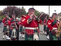 Band of The Royal Regiment of Scotland playing Army of the Nile during 2024 Linlithgow Marches