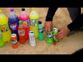 How to make Rainbow Paddlefish with Orbeez, Big Coca Cola, Fanta, Monster, Mtn Dew vs Mentos