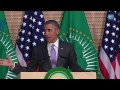 President Obama Speaks to the People of Africa