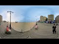 Pigeons Eating Bread at the Boardwalk at Coney Island in 360 Video #360video #hisnameisa #pigeon