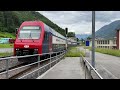 Bahnverkehr in Linthal (08.06.2024)