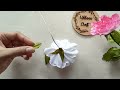 DIY Eternal Rose | How to make beautiful flower roses from satin ribbon easily