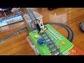 I made a Lego train roller coaster