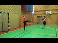 Handball Drills wing players 3