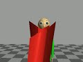 Baldi opening his mouth really hard