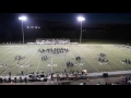 Fort Zumwalt North High School Panther Pride Marching band with color guard 9-2-16 football game